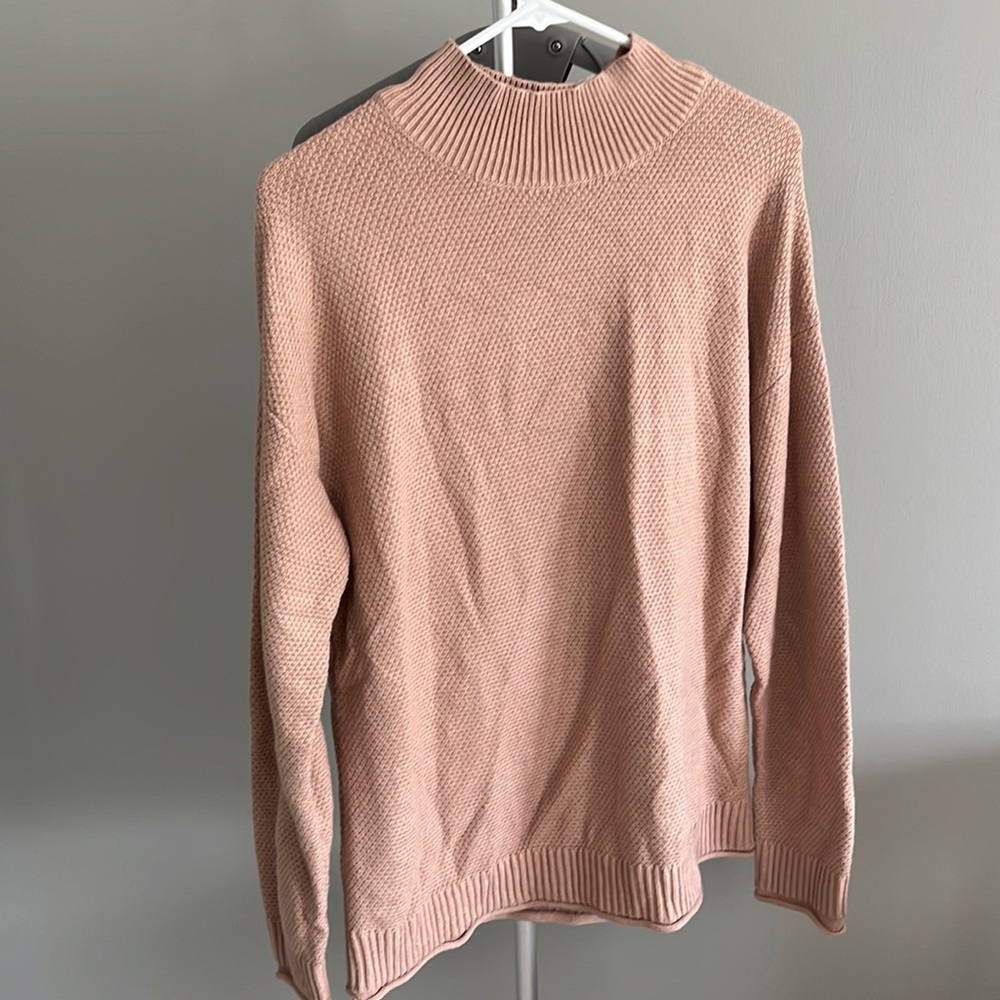 Knitted sweater, color: auburn, size large